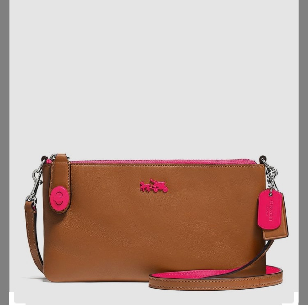 🎉HP🎉 COACH Herald Crossbody In Calf Leather